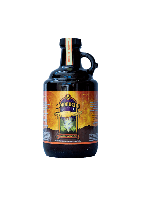 Pack Growler recarga 4 litros  - Kombucha Mango Maracuyá