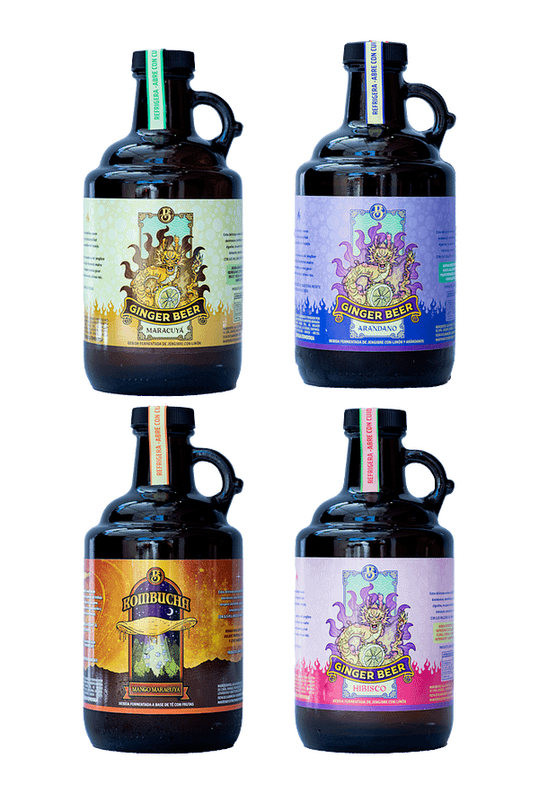 Pack Growler recarga 4 litros - mixto