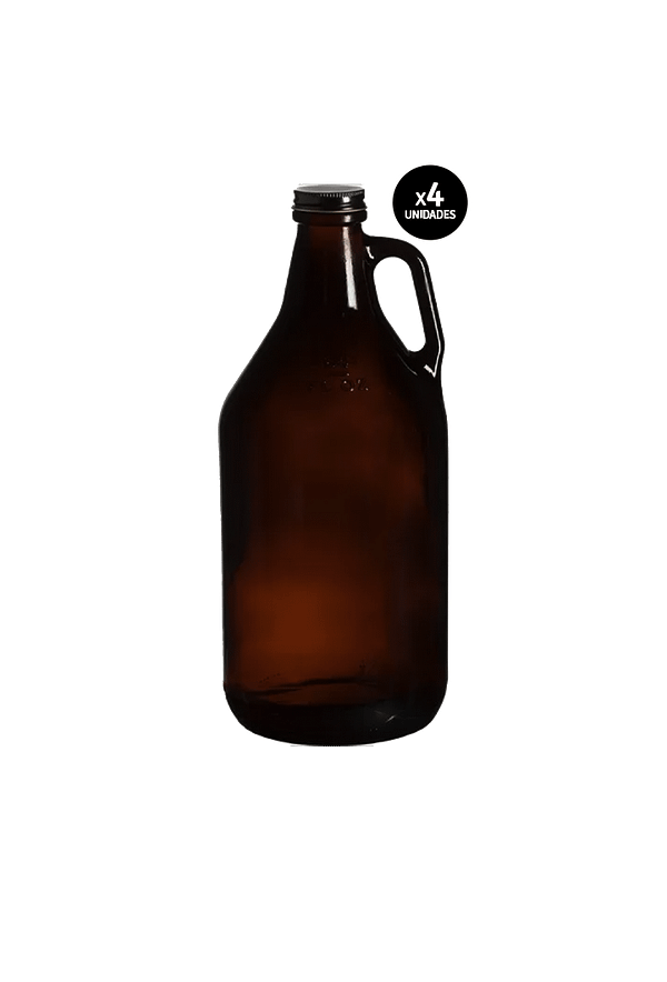 Pack 4 envases retornables growler