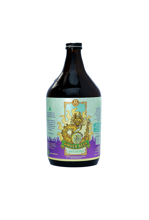 Pack Growler recarga 4 litros - Gingerbeer Limón de pica