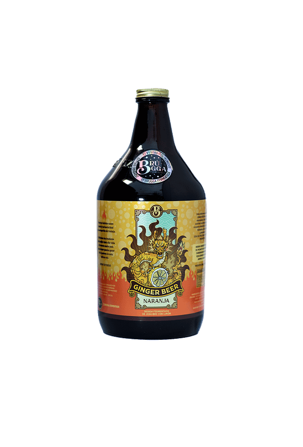 Pack Growler recarga 4 litros - Gingerbeer Naranja
