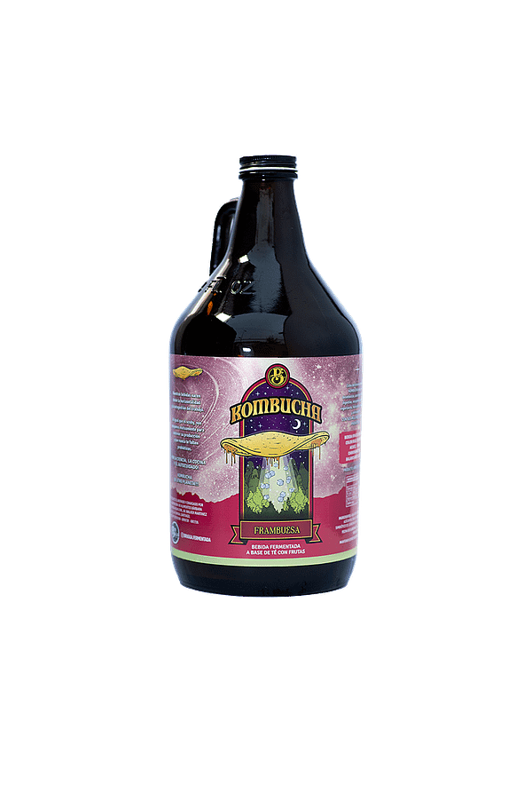 Pack Growler recarga 4 litros  - Kombucha Frambuesa