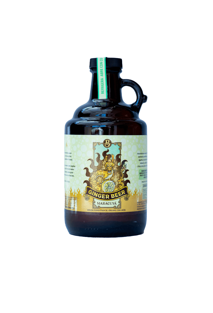 Pack Growler 4 litros - Gingerbeer Maracuyá