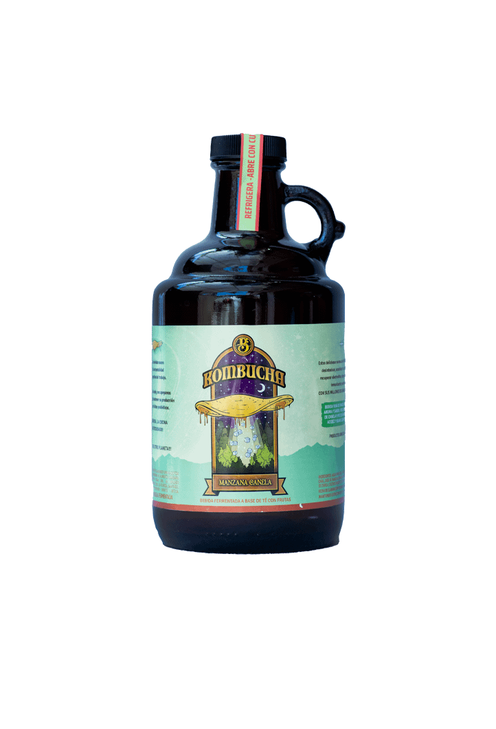 Pack Growler 4 litros - Kombucha Manzana Canela