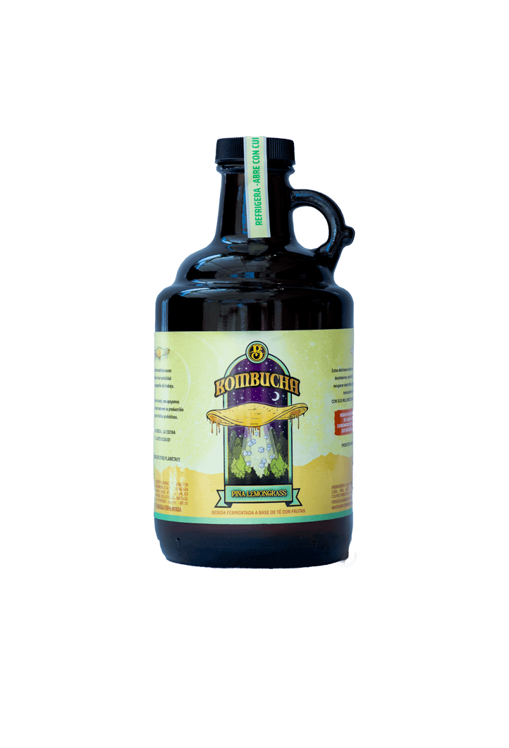 Pack Growler 4 litros - Kombucha Piña Lemongrass